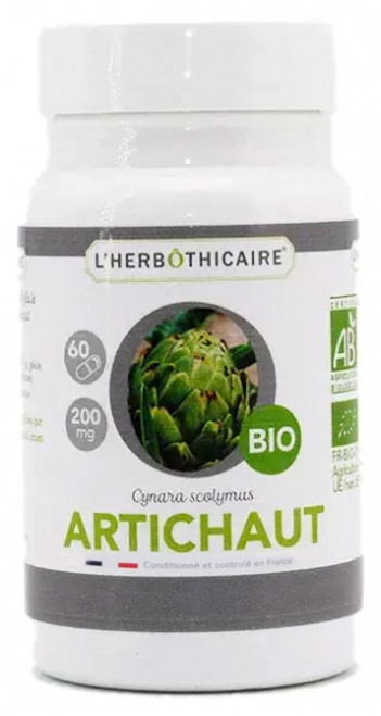 L'Herbôthicaire Artichoke Organic 180 Capsules
