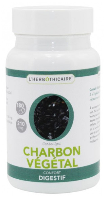 L'Herbôthicaire Charbon Végétal 180 Capsules
