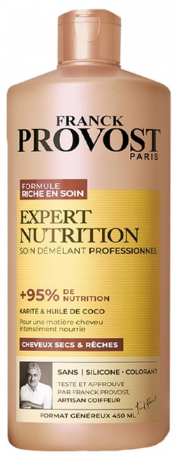 Franck Provost Expert Nutrition Soin Démêlant Cheveux Secs & Rêches 450 ml Franck Provost Expert Nutrition Soin Démêlant Cheveux Secs & Rêches 450 ml
