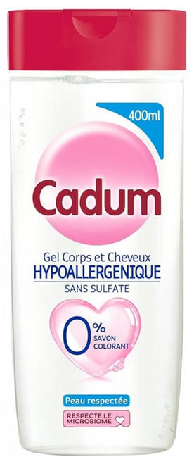 Cadum Hypoallergenic Hair and Body Gel 400 ml Cadum Hypoallergenic Hair and Body Gel 400 ml