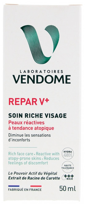 Laboratoires Vendôme Repar V+ Soin Riche Visage 50 ml