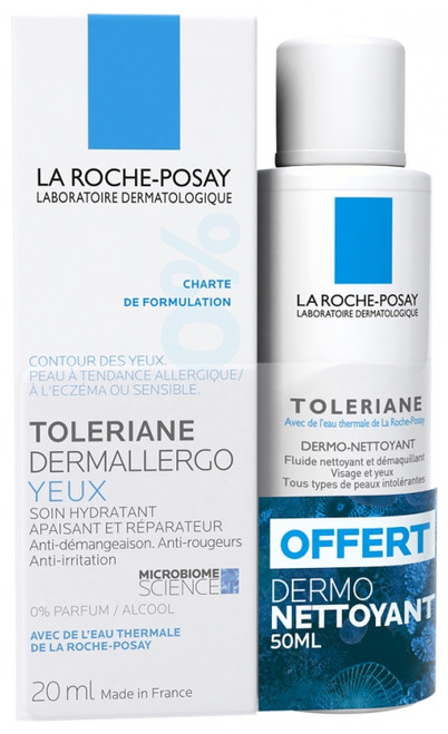 La Roche-Posay Tolériane Dermallergo Eyes 20 ml + Dermo-Cleanser 50ml Free La Roche-Posay Tolériane Dermallergo Eyes 20 ml + Dermo-Cleanser 50ml Free
