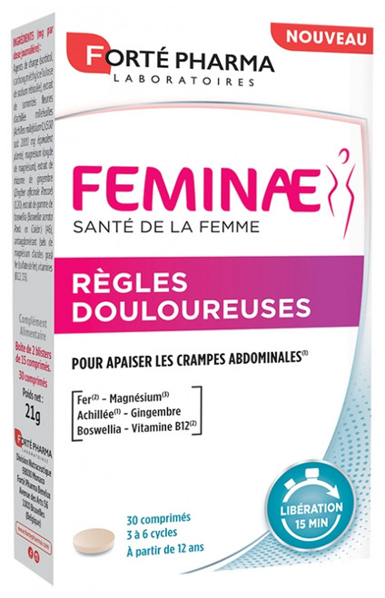 Forté Pharma Feminae Painful Periods 30 Tablets Forté Pharma Feminae Painful Periods 30 Tablets