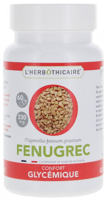 L'Herbôthicaire Fenugreek 60 Capsules