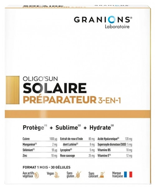Granions Oligo'Sun Sun Care 3in1 30 Capsules