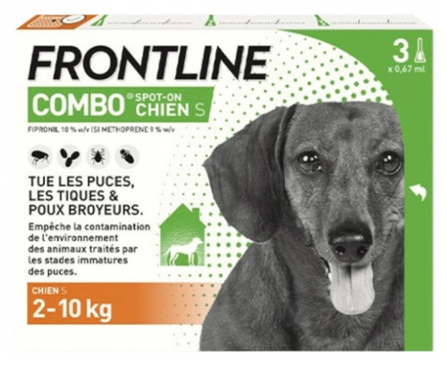 Frontline Combo Dog S (2-10 kg) 3 Pipettes