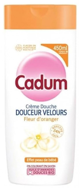 Cadum Velvet Orange Blossom Shower Cream 450 ml Cadum Velvet Orange Blossom Shower Cream 450 ml