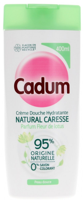 Cadum Natural Caresse Moisturizing Shower Cream Lotus Flower 400 ml Cadum Natural Caresse Moisturizing Shower Cream Lotus Flower 400 ml