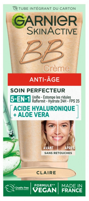 Garnier SkinActive BB Crème Anti-Âge Soin Perfecteur 5en1 SPF25 50 ml - Colour: Fair