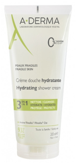 A-DERMA 3in1 Moisturizing Shower Cream 200 ml A-DERMA 3in1 Moisturizing Shower Cream 200 ml