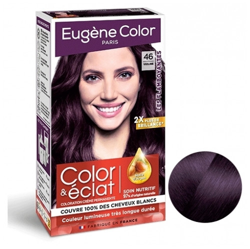 Eugène Perma Eugène Color Color&Eclat Les Naturelles - Permanent Cream Hair Color - 12 BLACK BLUE Eugène Perma Eugène Color Color&Eclat Les Naturelles - Permanent Cream Hair Color - 12 BLACK BLUE