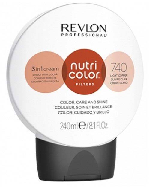Revlon ProfessionalRevlon NutriColor Filter Cuivré Clair 740 240ml Revlon ProfessionalRevlon NutriColor Filter Cuivré Clair 740 240ml