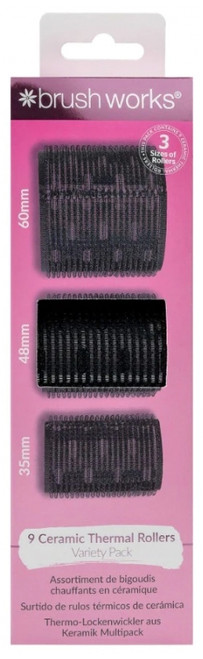 Brushworks Ceramic Warming Curler Set