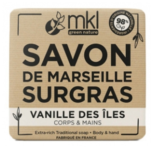 MKL Green Nature Surgras Marseille Soap Vanilla Islands 100 g