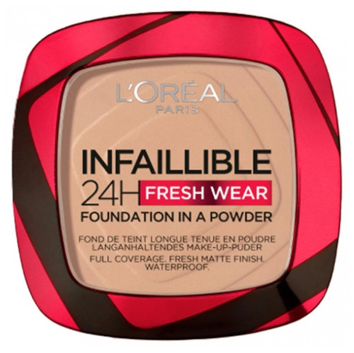 L'Oréal Paris Infaillible 24H Long-Lasting Powder Foundation 9 g - Colour: 020 Ivory
