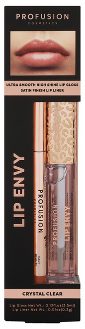 Profusion Cosmetics Lip Envy Duo Lips Gloss & Liner - Colour: Crystal Clear