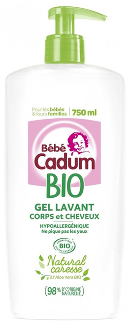 Cadum Gel Lavant Natural Caresse Bio 750 ml Cadum Gel Lavant Natural Caresse Bio 750 ml