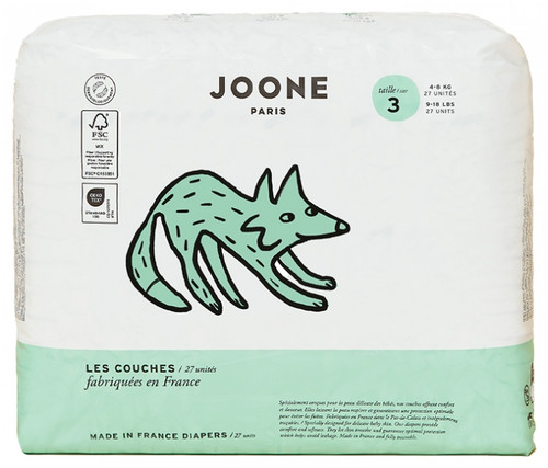 Joone Diapers Size 3 (4-8 kg) 27 Units - Colour: Brigitte Rose