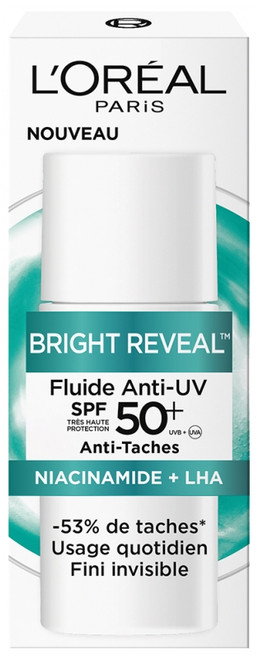 L'Oréal Paris Bright Reveal Anti-UV Niacinamide Anti-Spot Fluid SPF50+ 50 ml