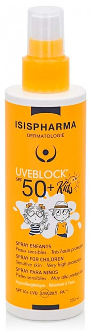 Isispharma Uveblock Spray Enfant SPF50+ 200 ml