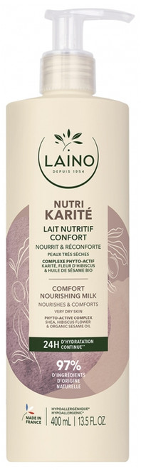 Laino Nutri Karité Lait Nutritif Confort 400 ml Laino Nutri Karité Lait Nutritif Confort 400 ml