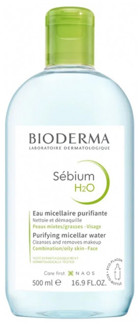 Bioderma Sébium H2O Purifying Micellar Cleansing Water 500 ml Bioderma Sébium H2O Purifying Micellar Cleansing Water 500 ml