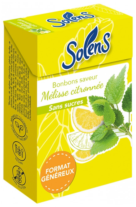Solens Sugar-Free Sweets s Saveur Mélisse Citronnée 66 g