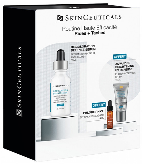 SkinCeuticals Correct Discoloration Defense Serum 30 ml + Free Wrinkle and Spots Routine