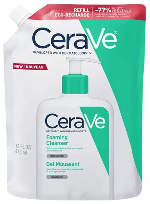 CeraVe Eco-Refill Foaming Gel 473 ml