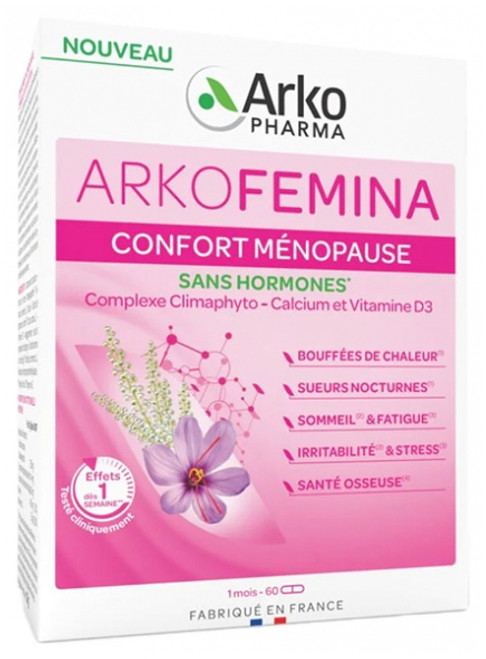 Arkopharma Arko Femina Menopause Comfort 60 Capsules