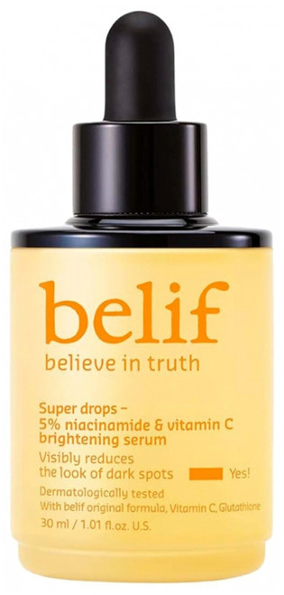 Belif Super Drops Unifying Serum 5% Niacinamide and Vitamin C 30 ml