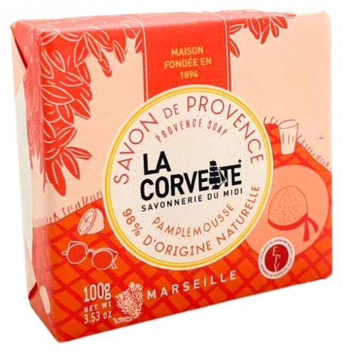 La Corvette Provence Soap Grapefruit 100 g La Corvette Provence Soap Grapefruit 100 g