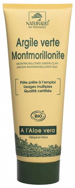 Naturado en Provence Organic Montmorillonite Green Clay With Aloe Vera 300 g