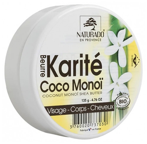 Naturado en Provence Organic Shea Butter Coconut Monoï 135 g