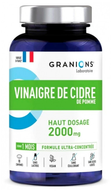 Granions Cider Vinegar 2000 mg 90 Tablets