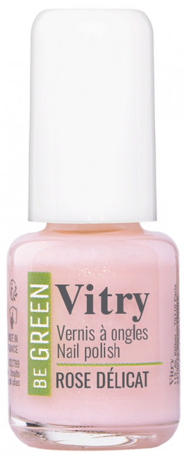 Vitry Be Green Nail Polish 6 ml - Colour: Delicate Pink