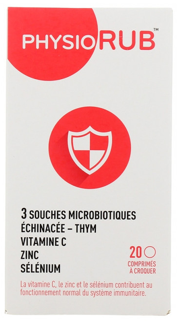Laboratoire Immubio Physiorub 20 Tablets