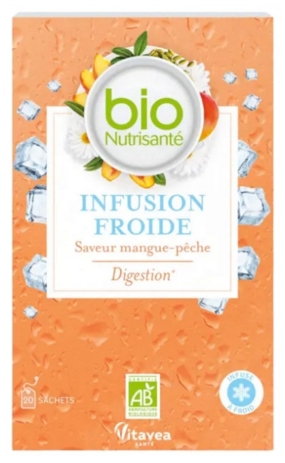 Vitavea Infusion Digestion Mango Peach Flavor Organic 20 Sachets Vitavea Infusion Digestion Mango Peach Flavor Organic 20 Sachets