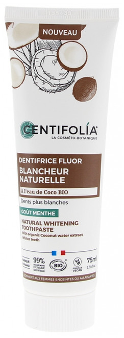 Centifolia Organic Fluor Whitening Toothpaste 75 ml