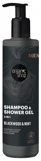 Organic Shop Men Oak Bark and Mint 2in1 Invigorating Shower Shampoo 280 ml Organic Shop Men Oak Bark and Mint 2in1 Invigorating Shower Shampoo 280 ml