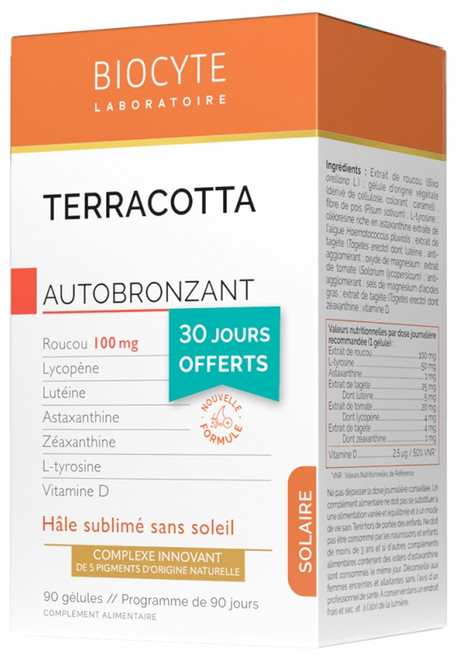 Biocyte Terracotta Self Tanning 90 Capsules Biocyte Terracotta Self Tanning 90 Capsules
