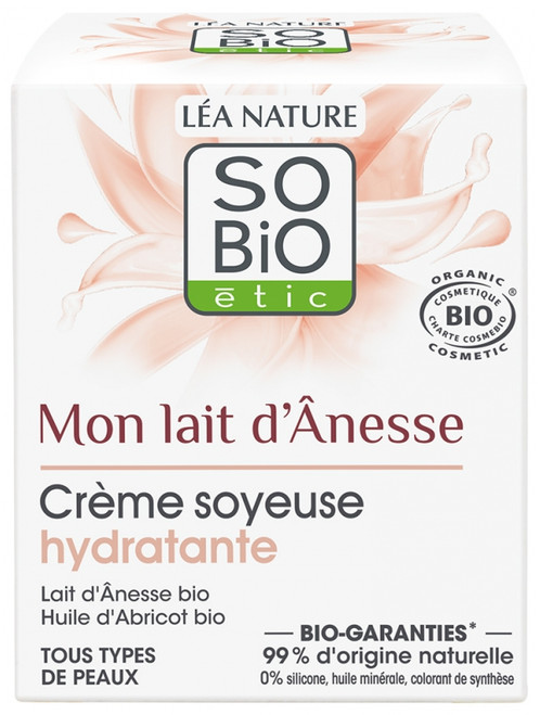 Léa Nature SO BIO étic Mon Lait D'Ânesse Organic Silky Moisturizing Cream 50 ml