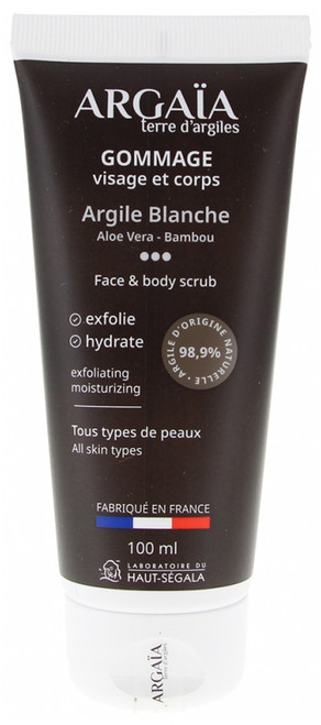 Argaïa White Clay Face and Body Scrub 100 ml