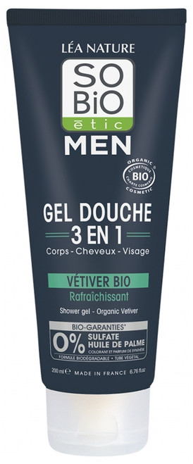 Léa Nature SO BIO éticLéa Nature SO BIO ethical Men Refreshing 3-in-1 Shower Gel Organic 200 ml