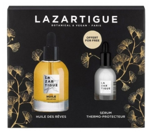 Lazartigue Huile des Rêves Nourishing Dry Oil 50 ml + Exceptional Thermo-Protective Serum 10 ml Offered Lazartigue Huile des Rêves Nourishing Dry Oil 50 ml + Exceptional Thermo-Protective Serum 10 ml Offered