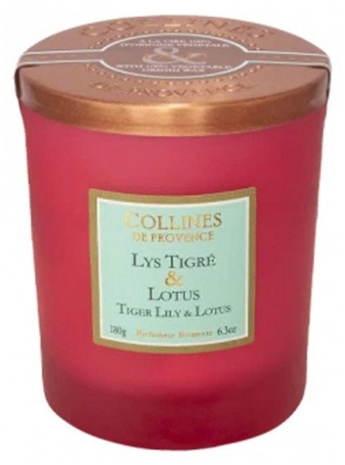 Collines de Provence Duo Candle 180 g - Scent: Tiger Lily & Lotus