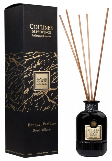 Collines de Provence Flowers & Bark Fragrant Bunch 200 ml - Scent: Amber Vanilla