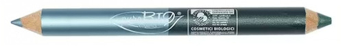 PuroBIO Cosmetics Duo Night Eye Pencil Kajal/Organic Eye Shadow - Colour: Turquoise / Emerald