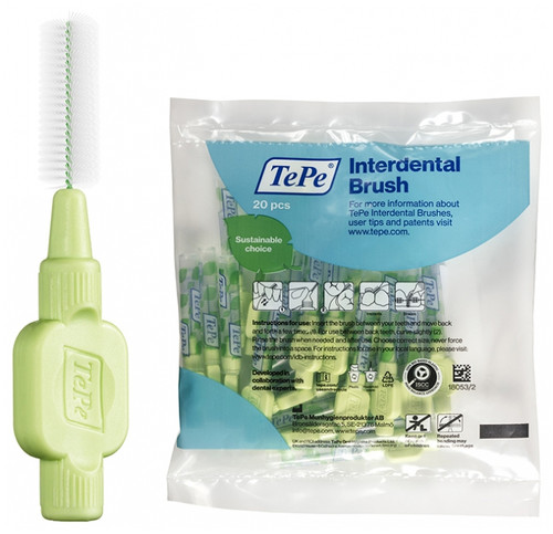 TePe 20 Extra Soft Toothbrushes - Size: 5: Green