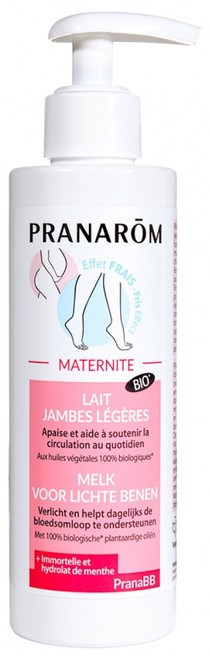 Pranarôm PranaBB Maternité Lait Jambes Légères Bio 195 ml